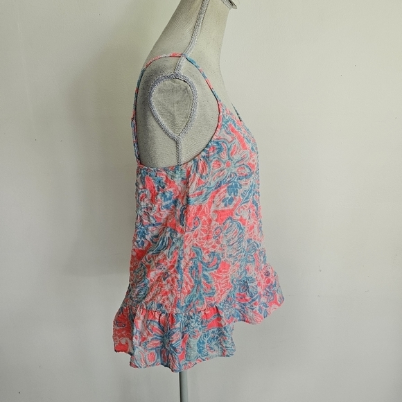 Lilly Pulitzer Ruffle Cami Top in Summer Siren - Picture 8 of 10